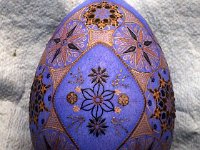 WIP Ukrainian Easter Egg Batik Art Pysanky By So Jeo : pysanky pysanka ukrainian easter egg batik art sojeo flowers circles medallions rose pussy willows vines leaves